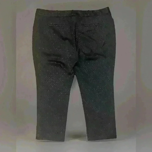 Worthington Sz 16 P Slim Fit Capri Pants Party Semi Formal Sheen 38 X 24 - Picture 3 of 7